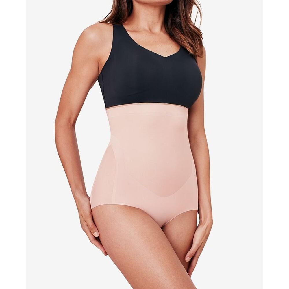 Bali Women's Firm Control High-Waist Shaping Brief, Light Pink, Size L 0217